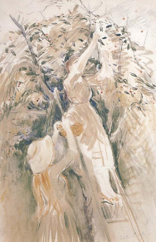 Berthe Morisot Study of Peach tree oil painting image